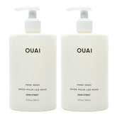 OUAI Hand Wash Full Size Dean Street Pump showcases hydrating exfoliation.