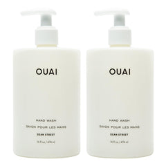 OUAI Hand Wash Full Size Dean Street Pump showcases hydrating exfoliation.
