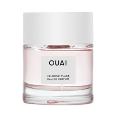 OUAI Melrose Place bottle shot on vanity for everyday elegance.