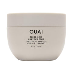 OUAI Thick Hair Mask bottle shown for nourishing daily conditioning and smoother strands