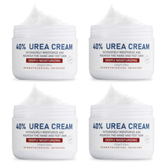 OUKEYA Urea Cream 40% foot cream being applied for soft heels.