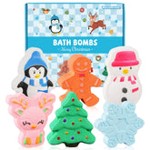 OuMuaMua Christmas tree bath bomb delivers festive fizz for a relaxing soak.