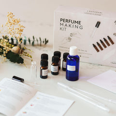 OurHands perfumer alcohol bottle enables clean dilution for precise fragrance blends.