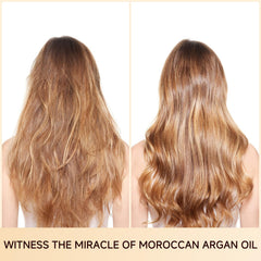 Outccogo Moroccan Argan Oil on damaged hair delivers nourishment for softness.