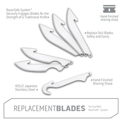Outdoor Edge 3.0 drop-point blade emphasizes precise cuts for field tasks.