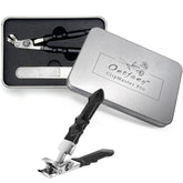 Outfany ClipMaster Pro angled-head closeup demonstrates precise cuts for thick nails.