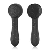 OUTIFUO facial cleansing brush black front view for deep pore cleansing and radiant skin.