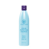Ovation Hair Color Protection Shampoo bottle demonstrates color protection for treated hair.
