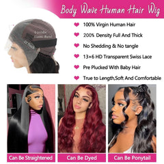 oveflect virgin human hair body wave close-up shows dyed-ready versatility.