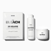oVertone Bleach 30-Volume lifts seven levels for vibrant results.