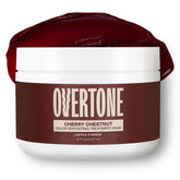 oVertone Cherry Chestnut bottle pour demonstrates easy at-home color application