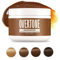 Overtone color depositing mask application showing quick 10–15 minute color boost