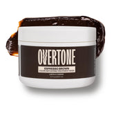 oVertone Espresso Brown 8oz bottle for at-home color conditioning and shine.