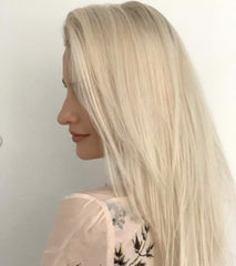 overtone Purple Toning Conditioner application step for quick 2-5 minute toning sessions