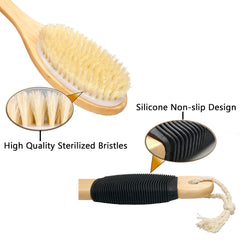 OWIIZI bath brush sterilized bristles closeup gentle exfoliation