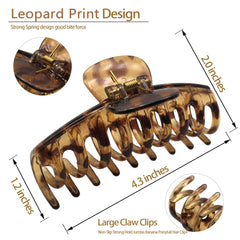 OWIIZI bright color leopard clip pack ready for mixed outfits and styles.