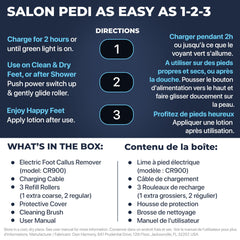 Ergonomic Own Harmony pedicure tool with comfortable grip for easy smoothing.