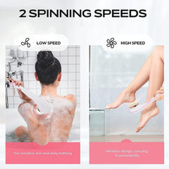 Oxlaw spin brush at 11,500 rpm for deep cleansing