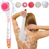Oxlaw body brush pink full set for cleansing and pampering skin