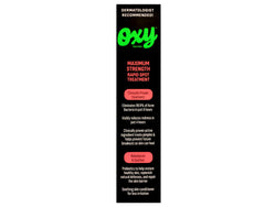 Oxy applied on fingertip ready for precise spot treatment