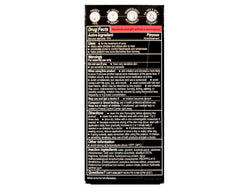 Oxy back label with ingredients list visible for informed use