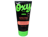 Oxy face wash front packaging showing product and strength benefit