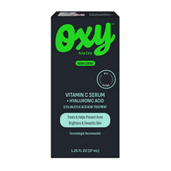 Oxy Vitamin C Serum bottle with pump for easy application and brightening skin.