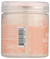 Pacha Soap Co Jasmine Gardenia whipped soap texture shot showcases silky cream for indulgent washing.