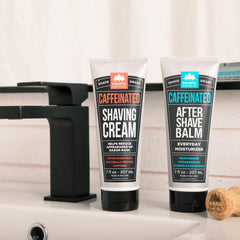 Pacific Shaving Company caffeinated shaving cream foam texture for beard prep.