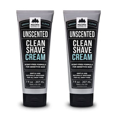 Pacific Shaving Company clean shaving cream bottle showcasing a hydrating shea butter formula