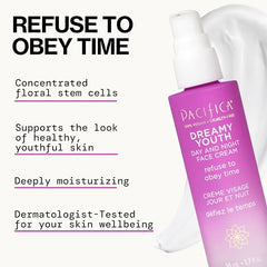 Pacifica Dreamy Youth Face Cream texture close-up showing smooth, fast-absorbing hydration.