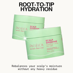 Pacifica Scalp Smoothie pour action delivering quick, lightweight leave-in moisture