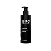 Pacinos Curling Cream bottle close-up highlighting premium packaging and frizz control