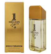 Paco Rabanne 1 Million bottle front view showing iconic metallic design for confident daily scent.