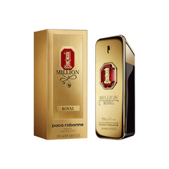 Paco Rabanne 1 Million Royal bottle pour highlights a bold, long-lasting woody-fresh scent.