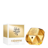 Paco Rabanne Lady Million bottle front—radiant confidence for daytime elegance.