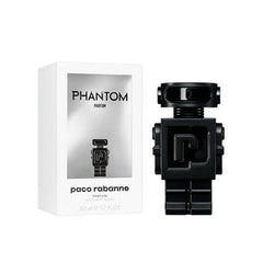 Paco Rabanne Phantom Parfum spray front view highlights its long-lasting aroma