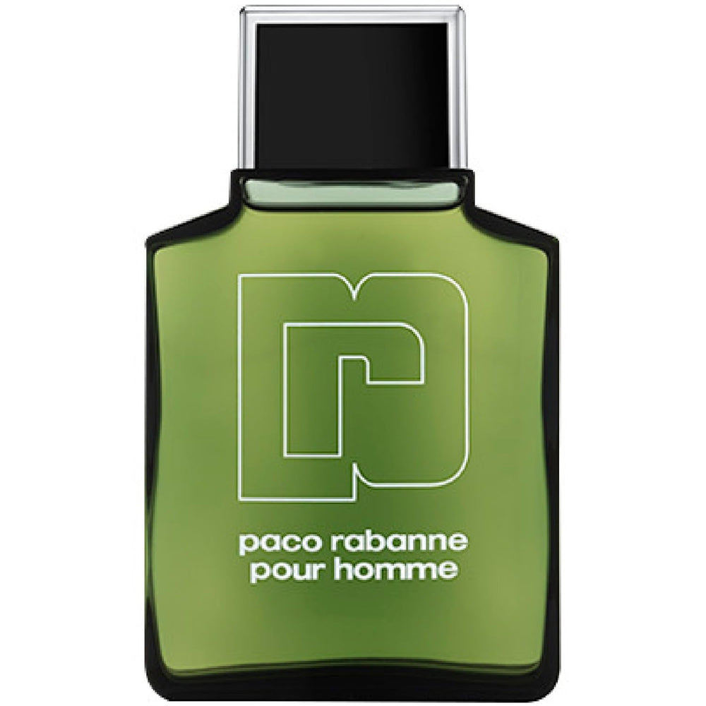 Paco Rabanne Pour Homme bottle front view, classic design for everyday confidence.