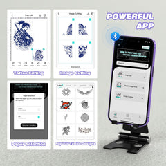 Padieoe Tattoo Stencil Printer battery life supports multiple sessions.