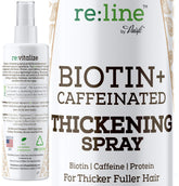 Paisle Botanics Biotin Thickening Spray bottle shows instant volume and shine.