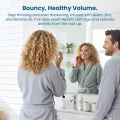 Paisle Botanics Biotin Thickening Shampoo clean plant-based ingredients visible on label