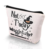 Paliboiu Magic Wizard makeup bag with smooth black zipper for quick access to cosmetics.