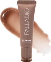Palladio Butter Balm tube application showing compact lip care on the go