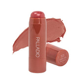 Palladio I'm Blushing 2-in-1 tint swatch showing natural cheek and lip glow.