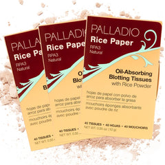 Palladio rice paper tissues compact-packaging for on-the-go oil control