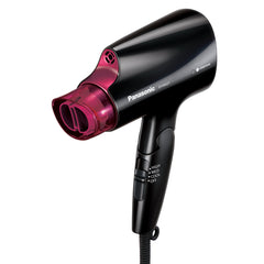 Panasonic nanoe compact hair dryer folding handle enables easy packing for travel.