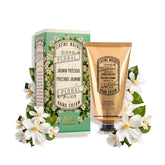 Panier des Sens Jasmin Hand Cream tube closeup shows silky texture for dry hands.