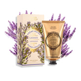 Panier des Sens Lavender Hand Cream bottle close-up showing rich hydration for dry hands