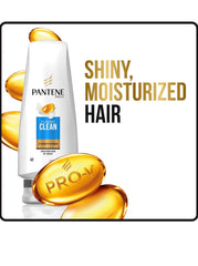 Pantene Classic Clean Conditioner rinsing through hair after a conditioning session.