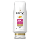 Pantene Pro-V Curl Perfection Conditioner bottle shows frizz control for defined curls.